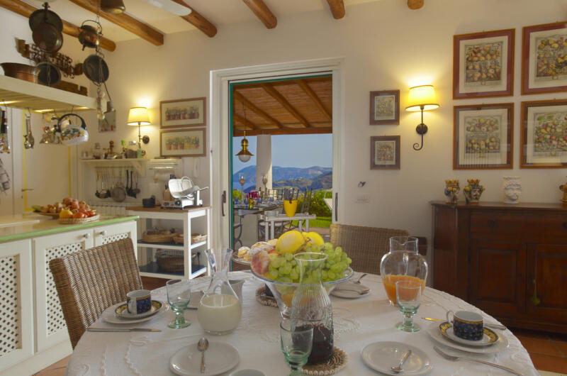 Luxury Villa in Lipari in Aeolian islands with stunning sea view