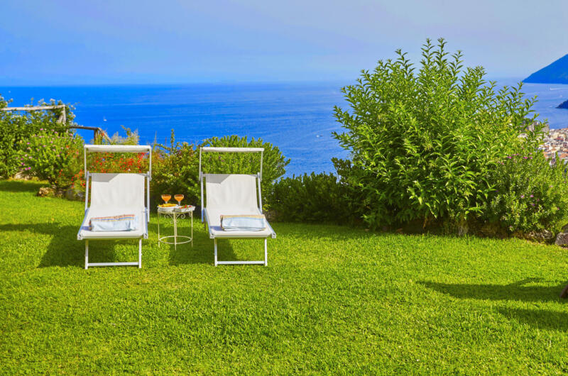 Luxury Villa in Lipari in Aeolian islands with stunning sea view