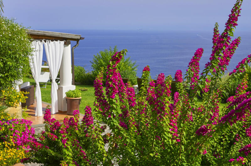 Luxury Villa in Lipari in Aeolian islands with stunning sea view