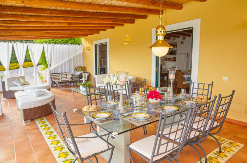 Luxury Villa in Lipari in Aeolian islands with stunning sea view